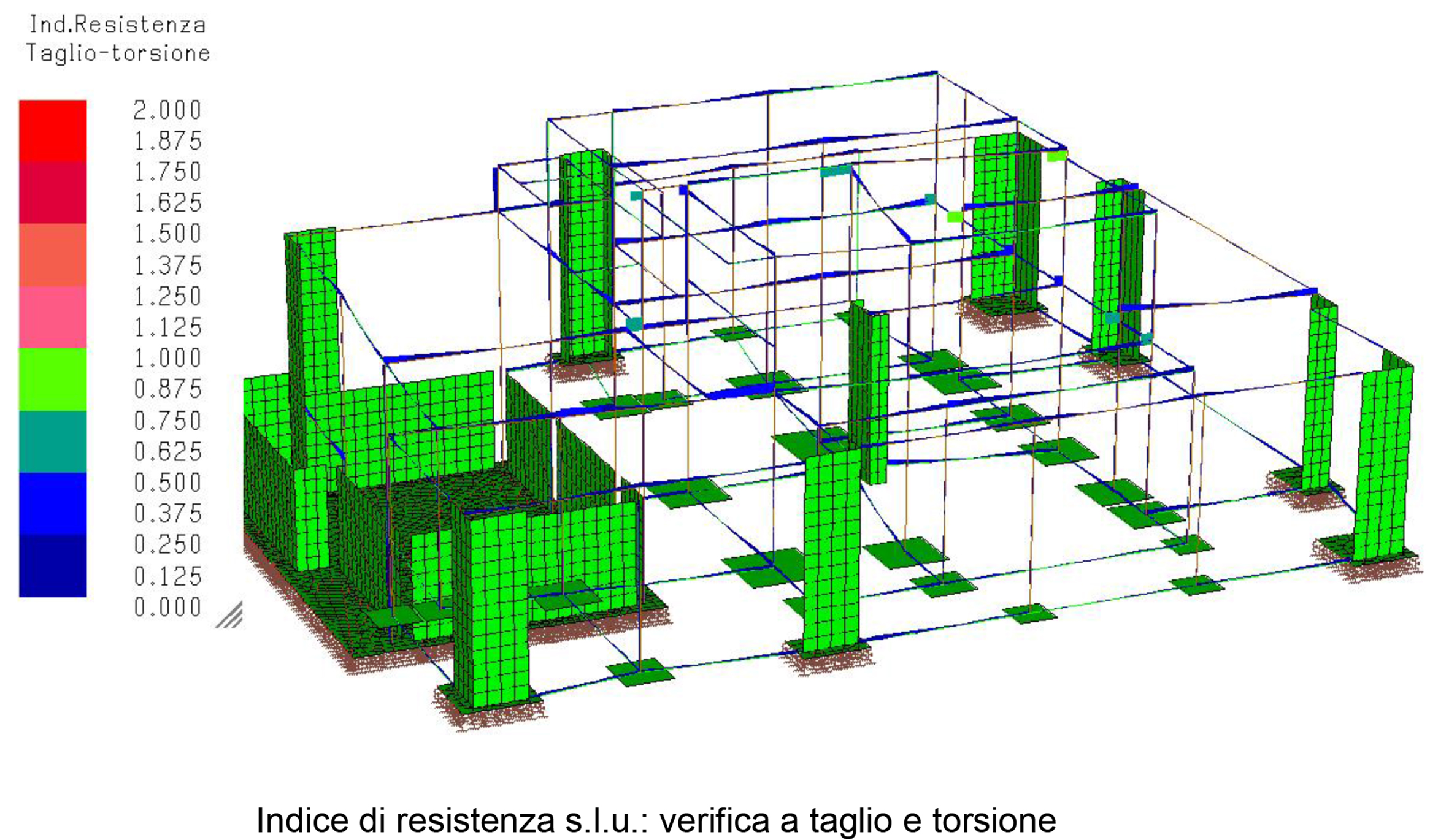 Edificio residenziale - Progett. Strutt. e Ver. sismica - Nardò, via C. di Nassirya - Grafico 1