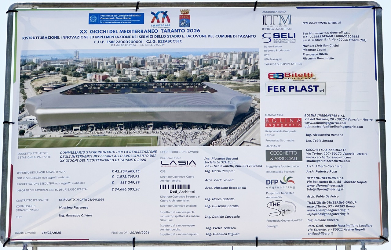 Stadio E. Iacovone - Taranto - D.LL - foto 3 - dimensioni grandi